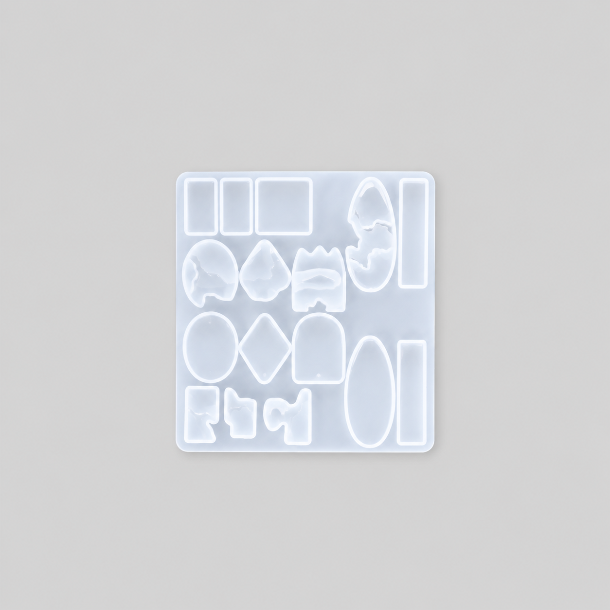 16-Cavity Jewellery Silicone Mold for Resin Art