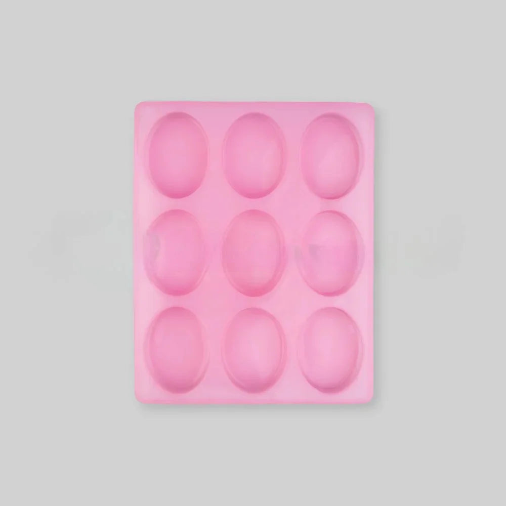 9 CVT Oval Shape Soap Mold