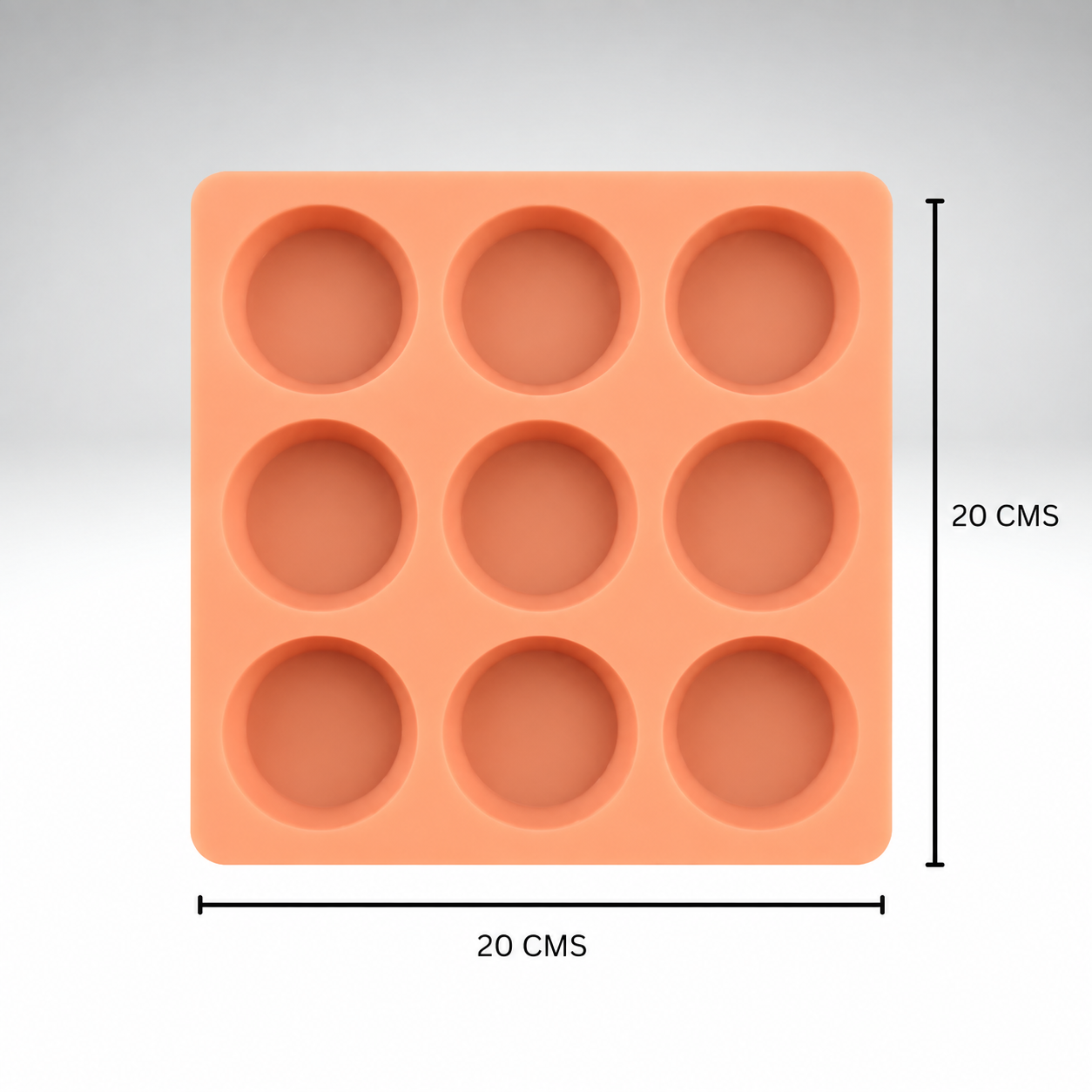 9 CVT Round Shape Soap Making Mold