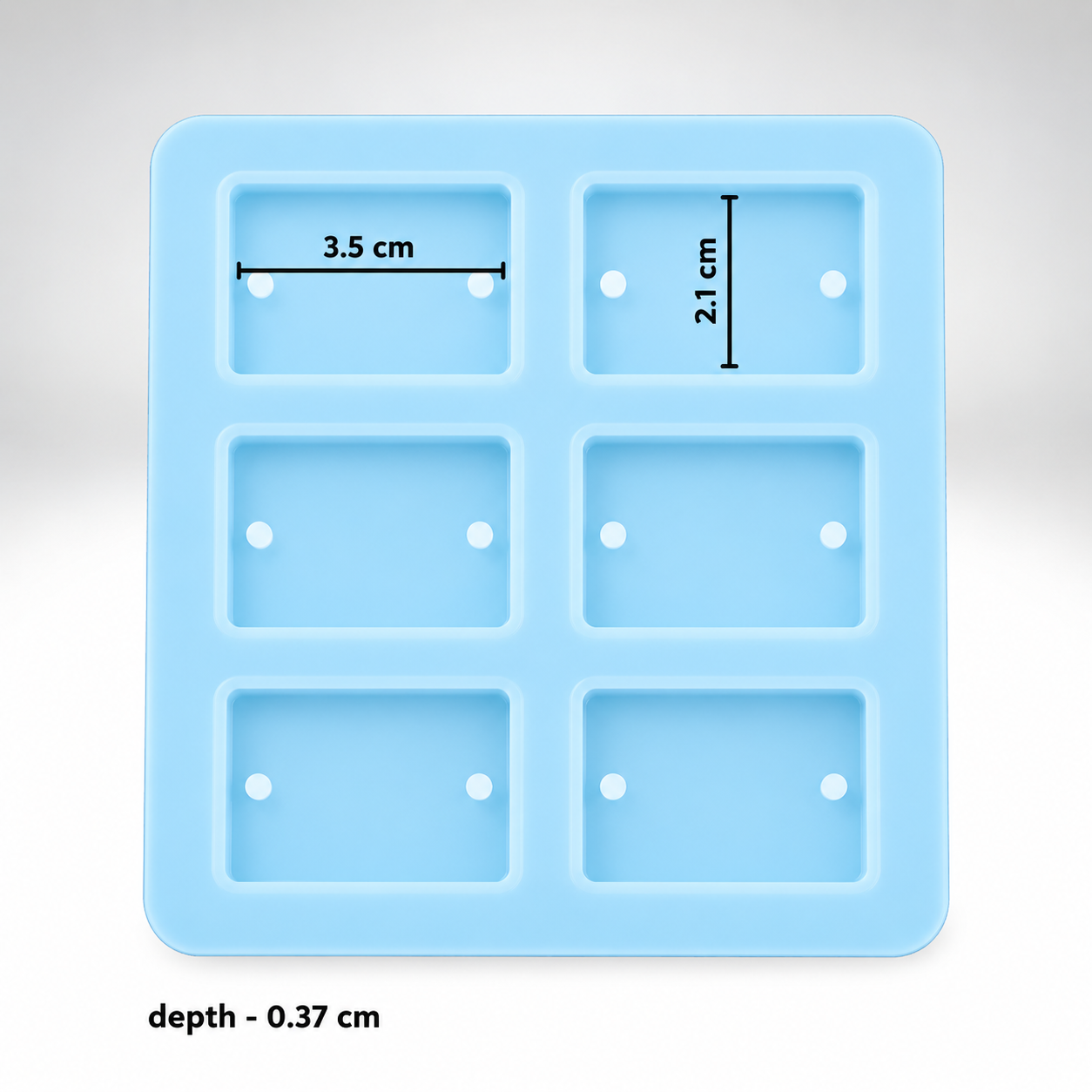 6 Cavity Rectangle Rakhi & Bracelet Mould