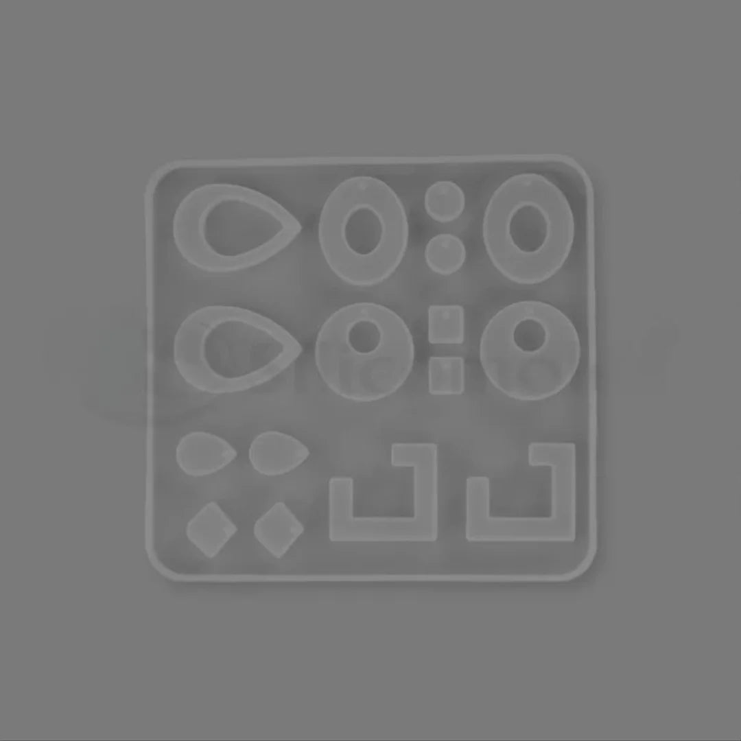 16-Cavity Jewellery Silicone Mold for Resin Art