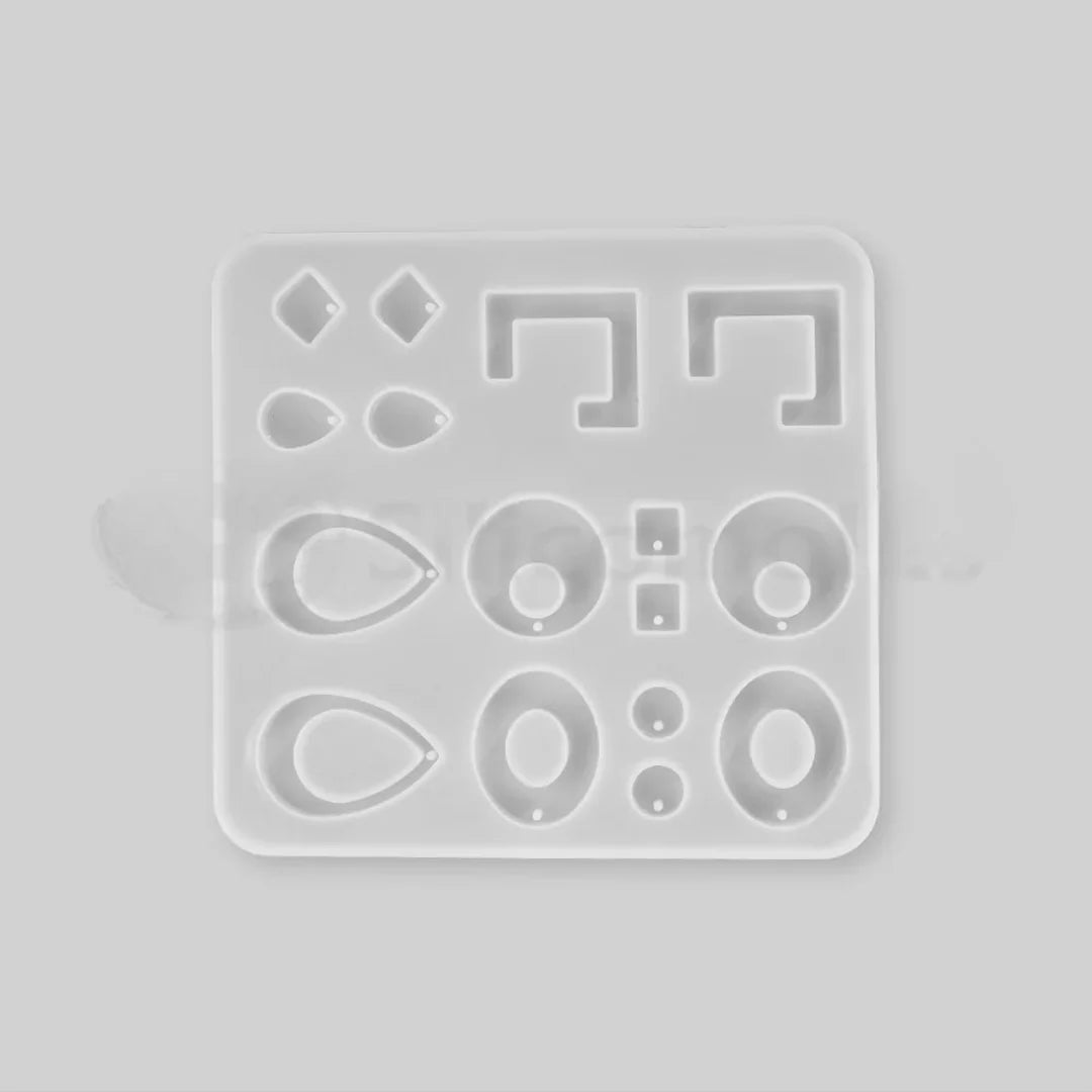 16-Cavity Jewellery Silicone Mold for Resin Art