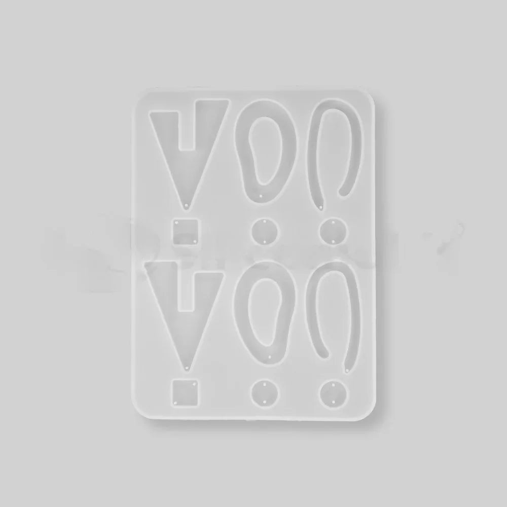 12-Cavity Jewellery Silicone Mold for Resin Art