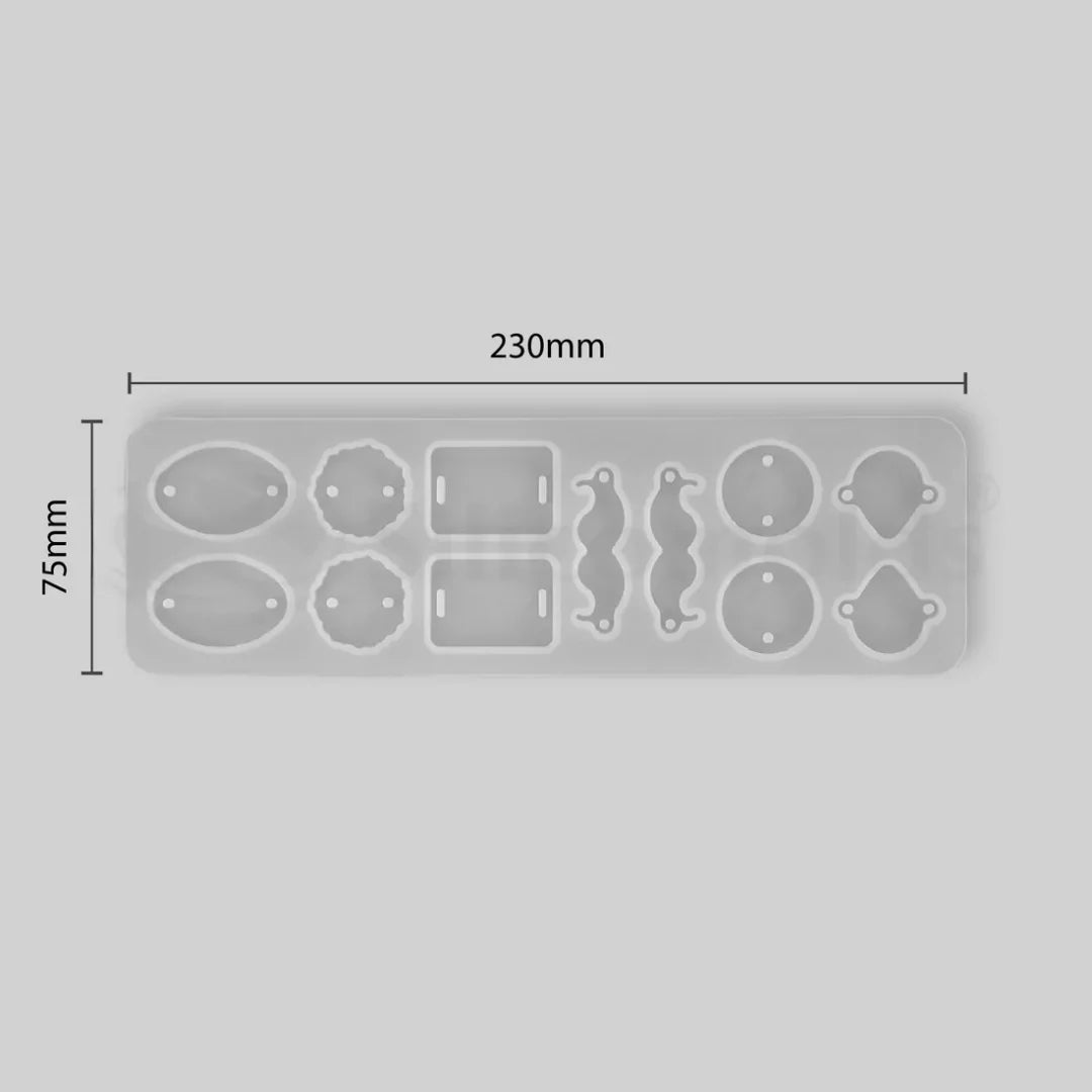 12-Cavity Rakhi Resin Mold