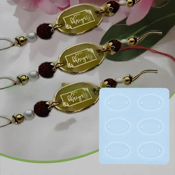 6 Cavity Oval Rakhi & Bracelet Mould