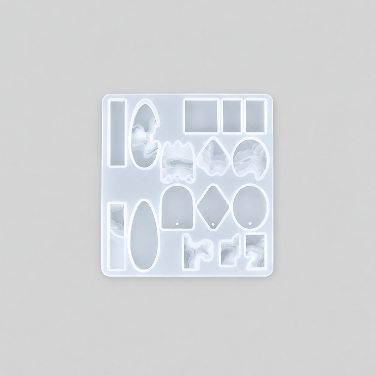 16-Cavity Jewellery Silicone Mold for Resin Art