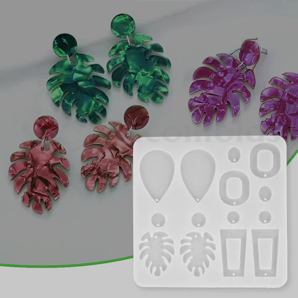 14-Cavity Jewellery Silicone Mold for Resin Art